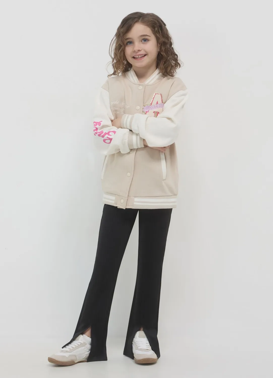 Calliope pantalon patte d'éléphant fille élégant fentes