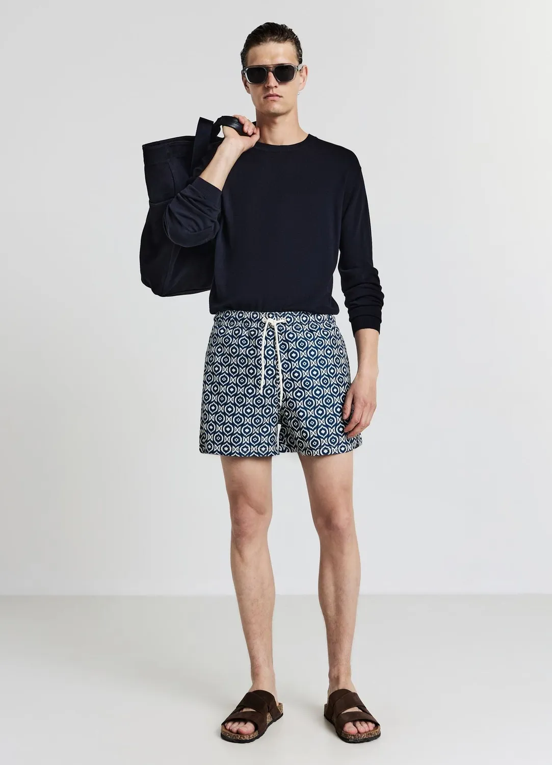 Calliope bermuda de bain homme à motif
