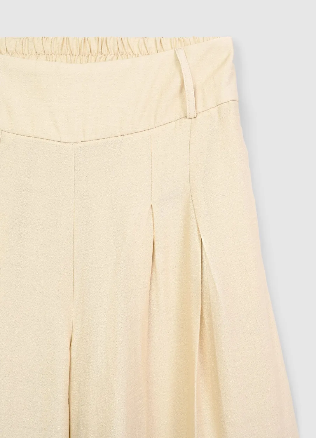 Calliope Pantalon palazzo femme large ceinture