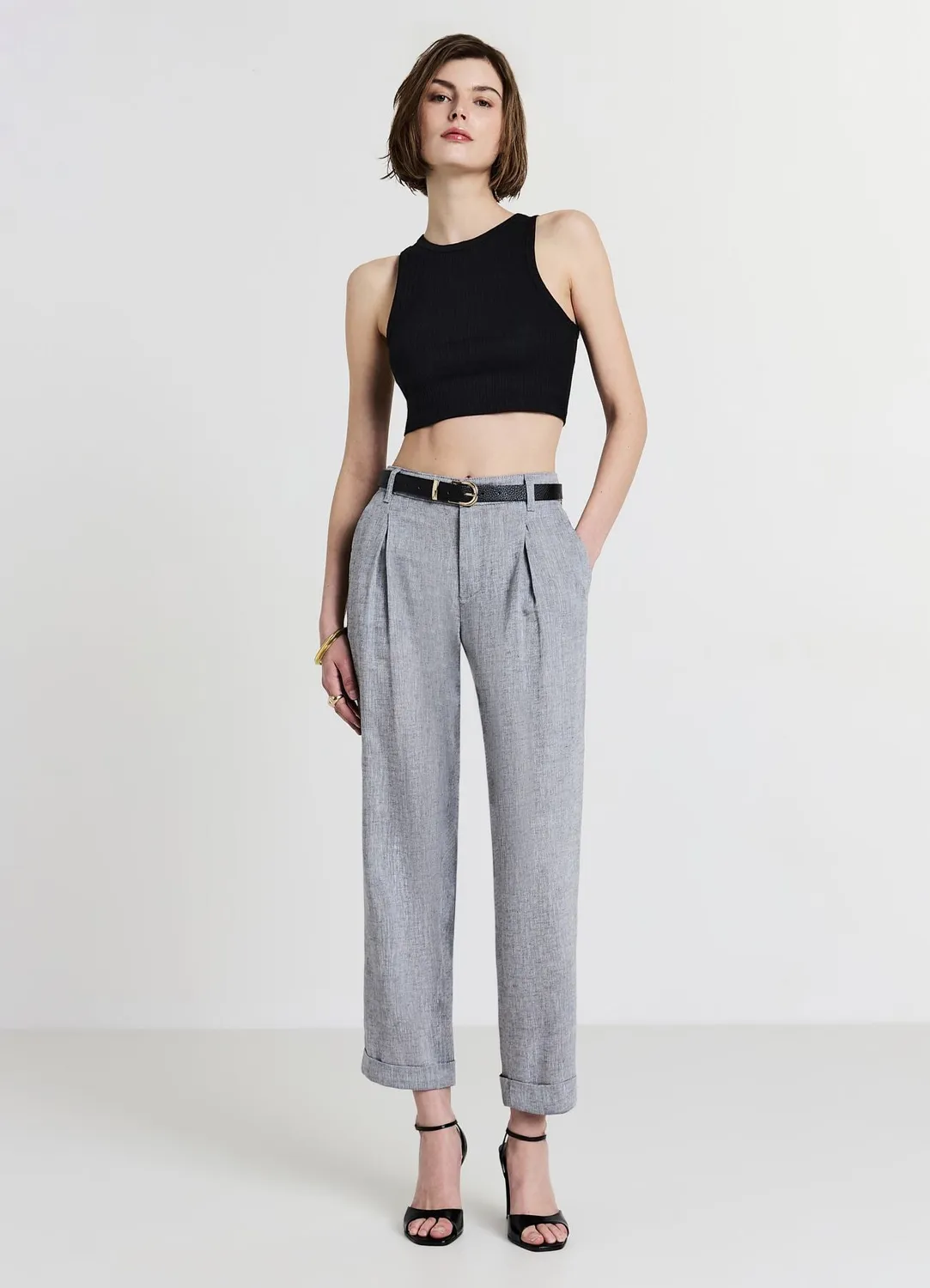 Calliope pantalon femme lin poches françaises