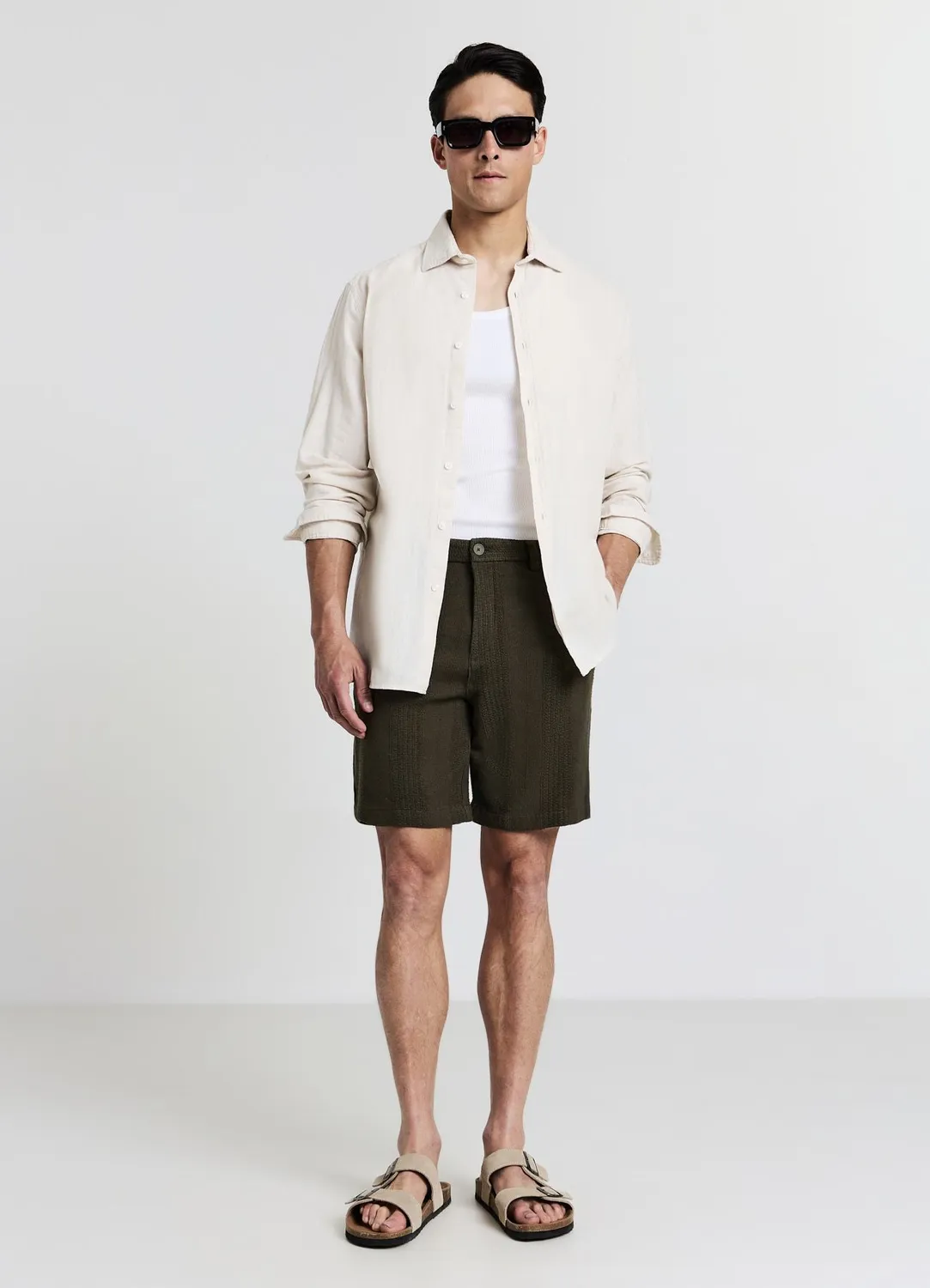 Calliope bermuda jacquard homme coton