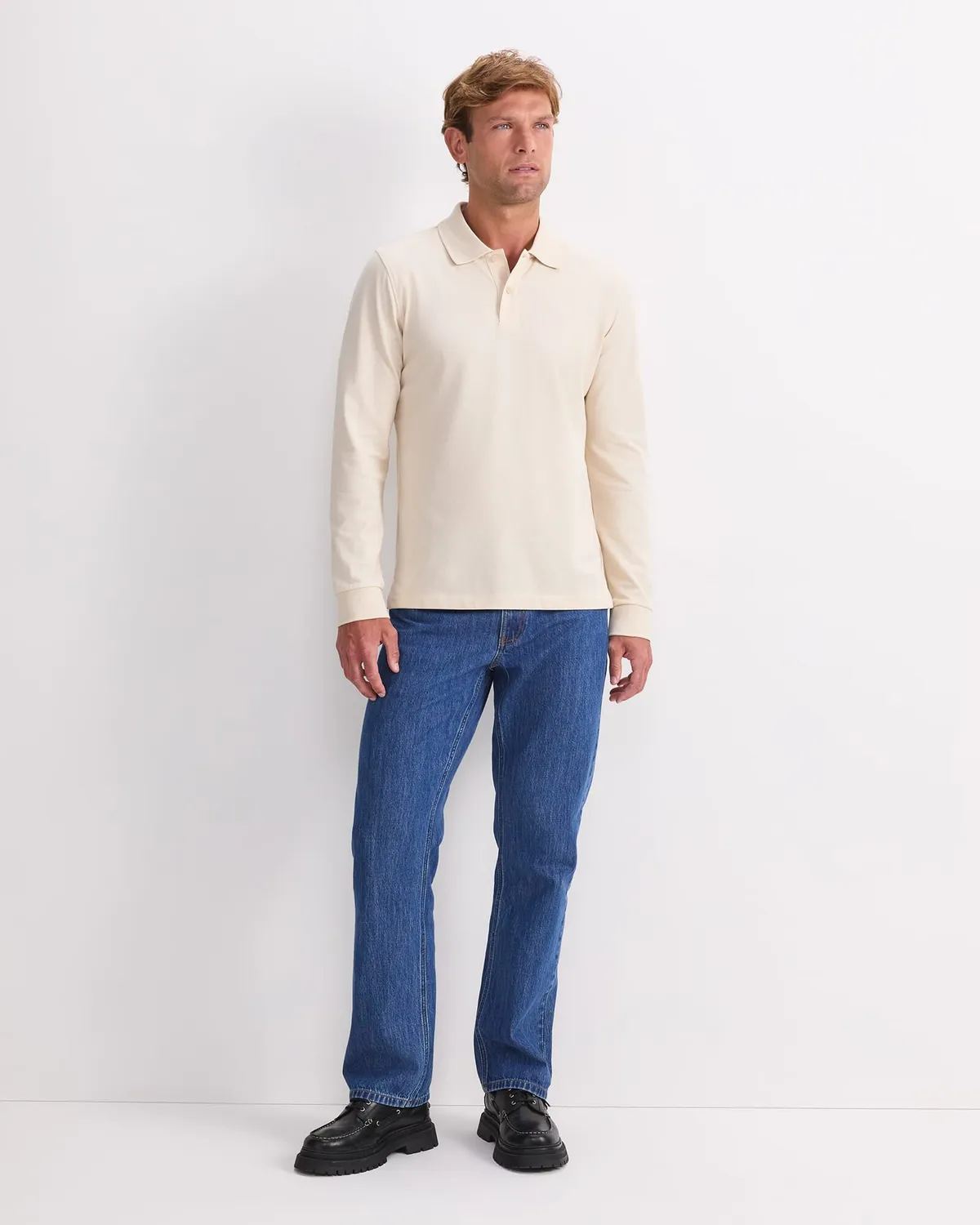 Sportscraft 208083 SC Pique polo manches longues coton