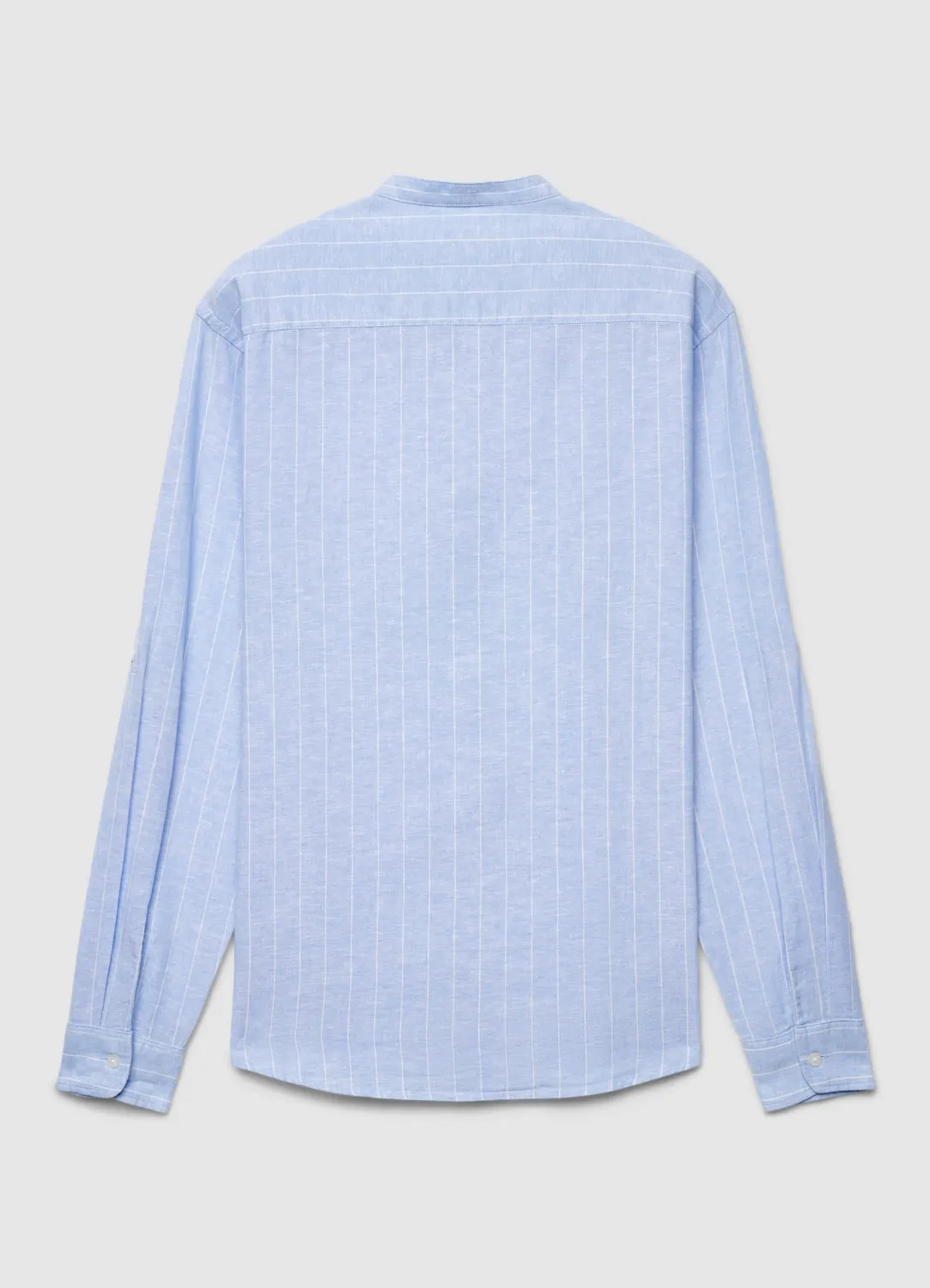 Calliope chemise rayée homme col coréen confort