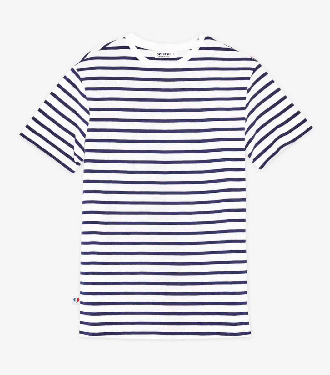 Cocorico Intemporel Marinière t-shirt homme rayé coton