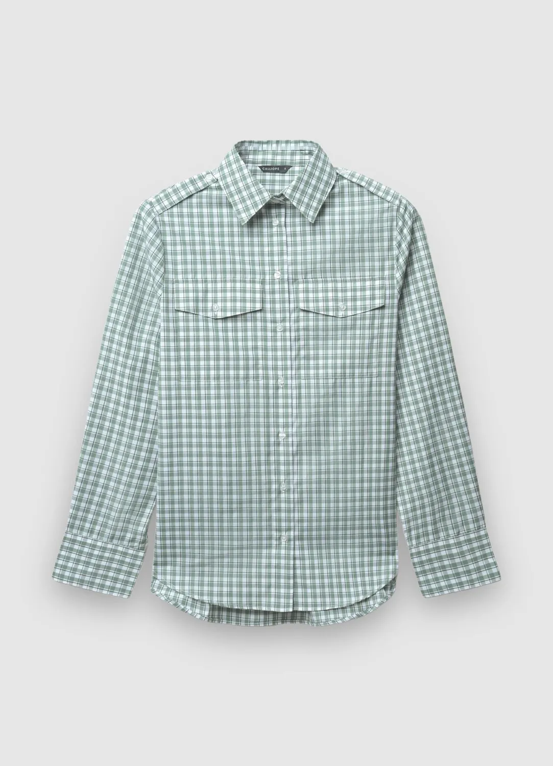 Calliope chemise à carreaux à poches femme