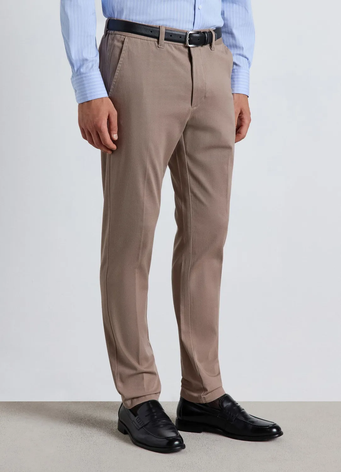 Calliope pantalon chino slim homme uni