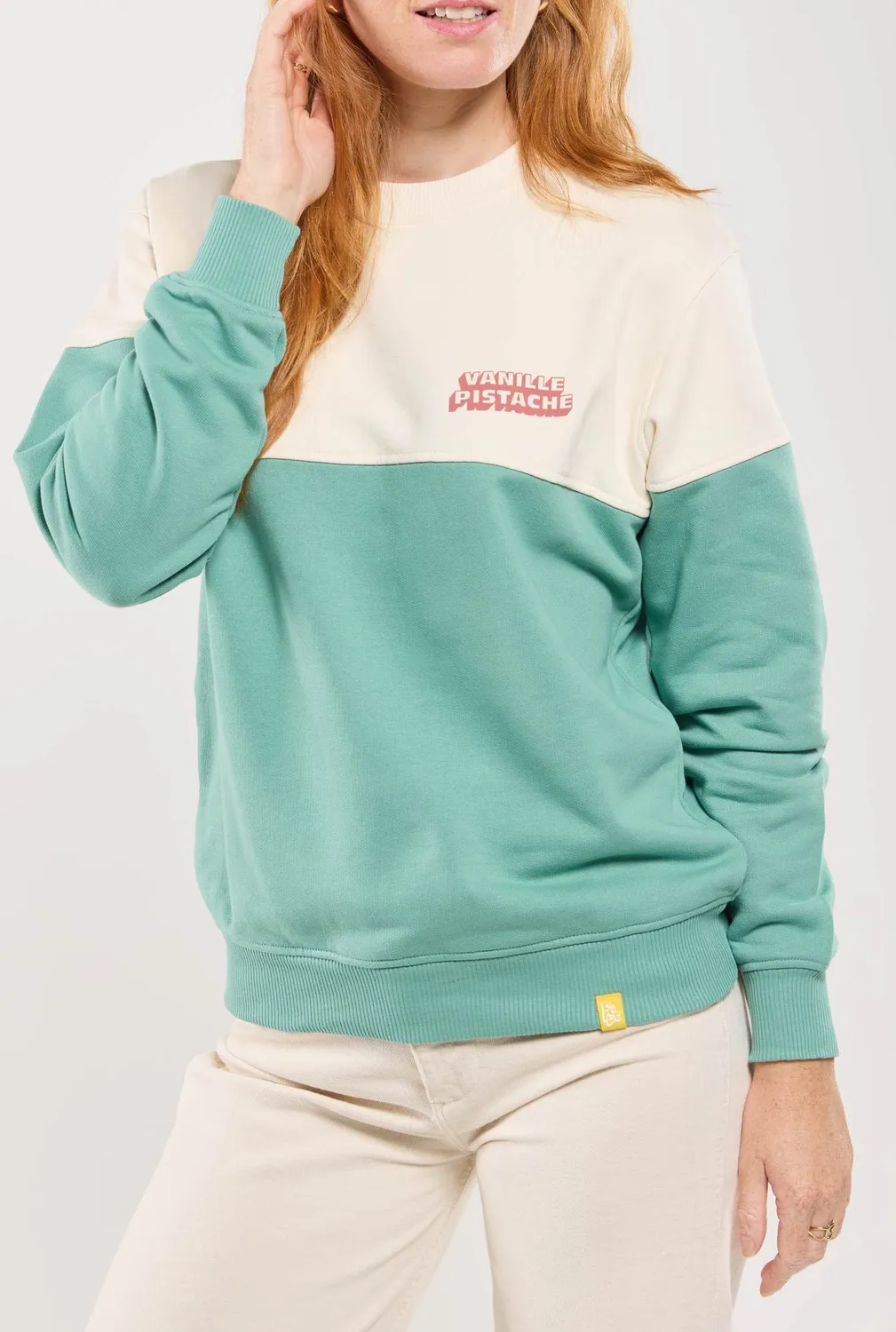 Perpète Bigoût sweat pistache XXL reconditionné