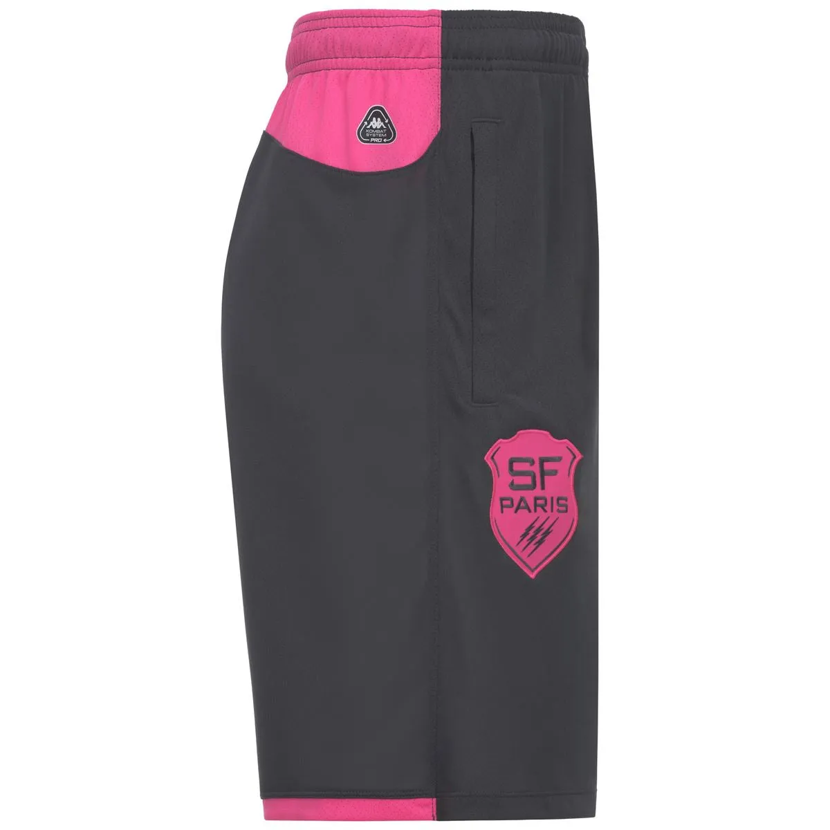 Robe di Kappa Mixiozip Pro 2 short enfant gris rugby