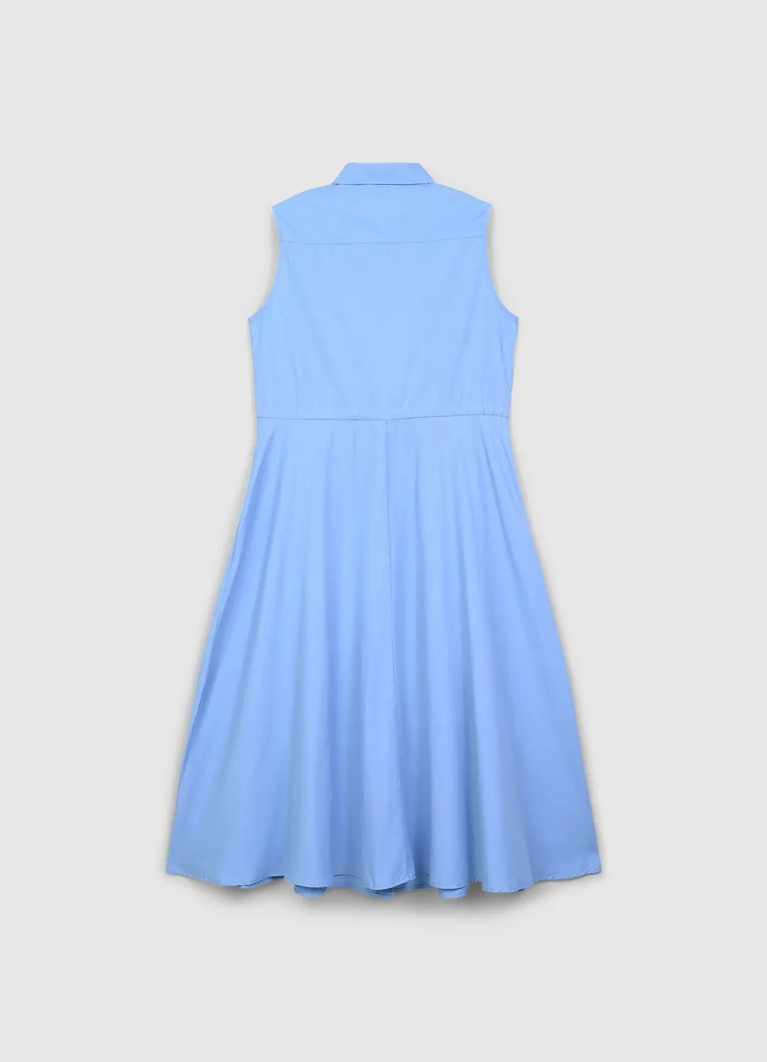 Calliope robe longue sans manches femme boutonnée