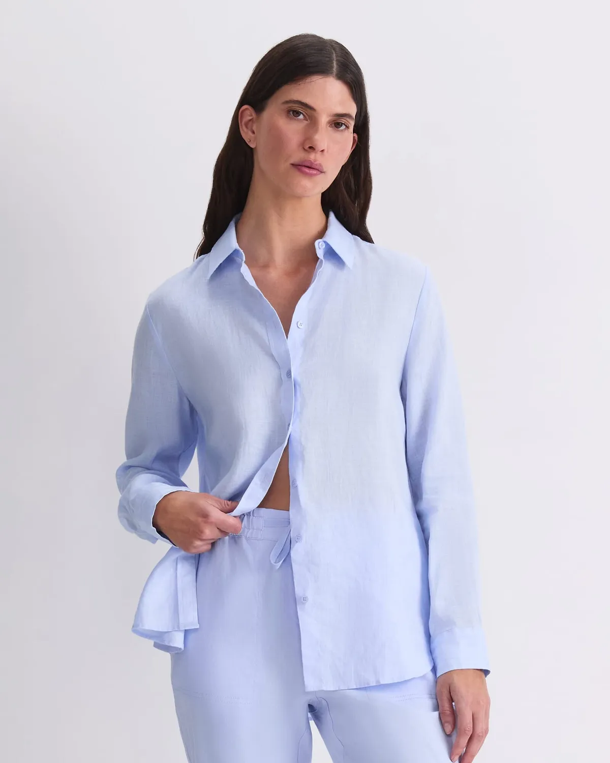 Sportscraft Dahlia chemise lin manches longues femme
