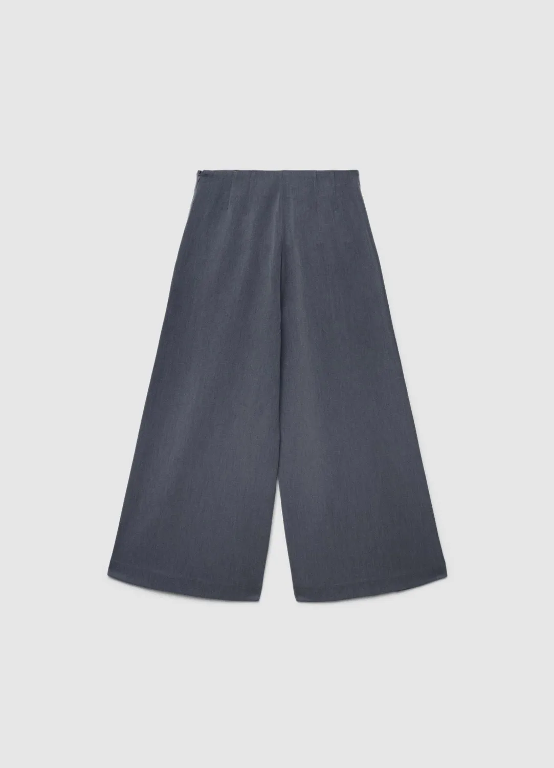 Calliope pantalon culotte femme taille haute plissé