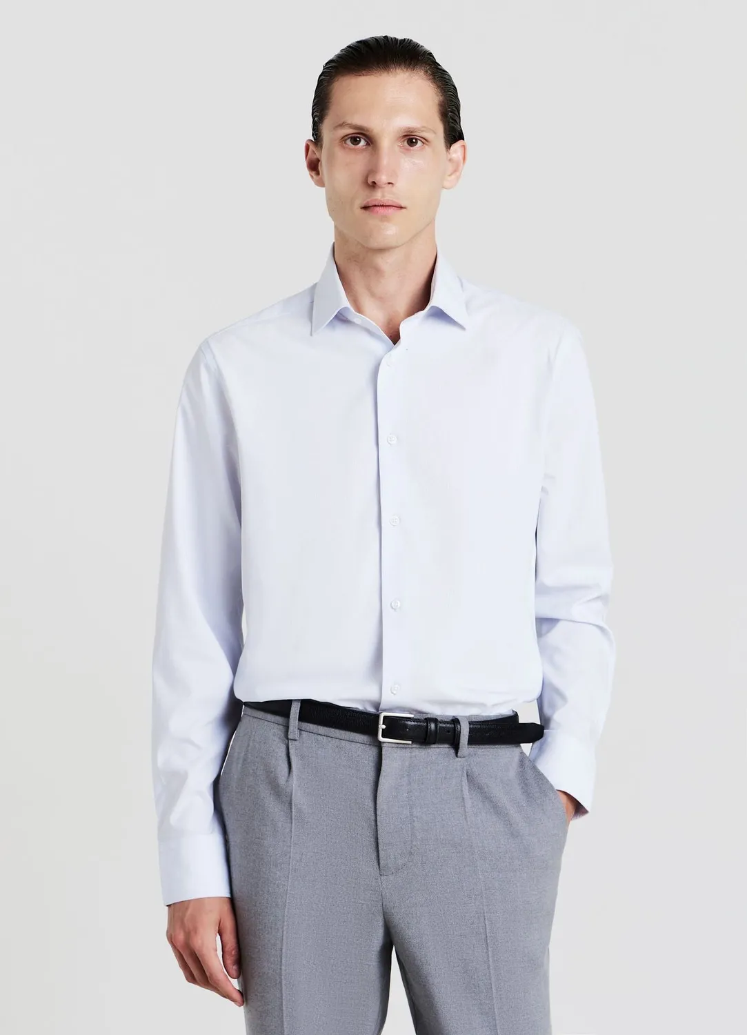 Calliope micro rayures chemise homme regular