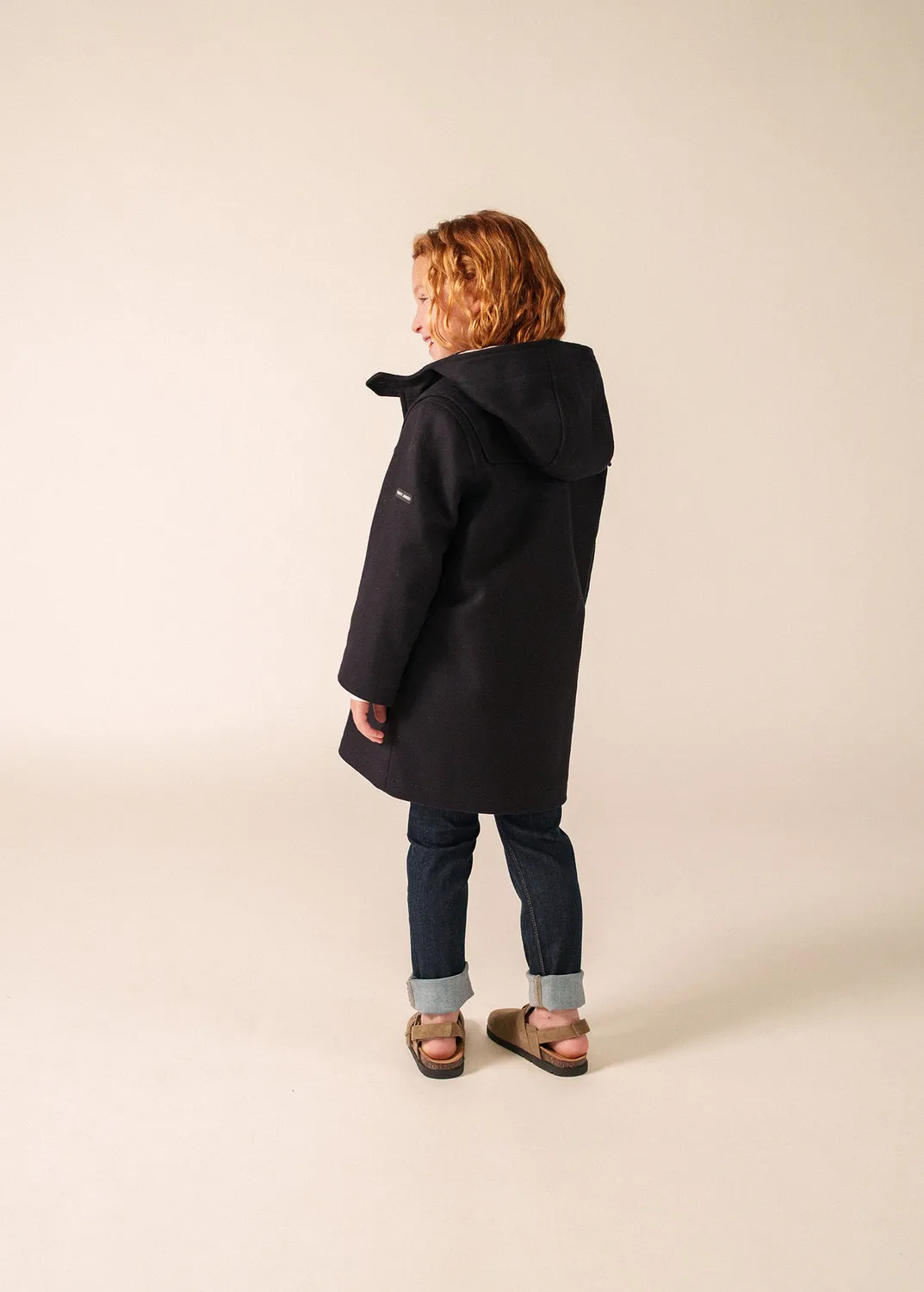 Saint James St Malo duffle-coat enfant navy