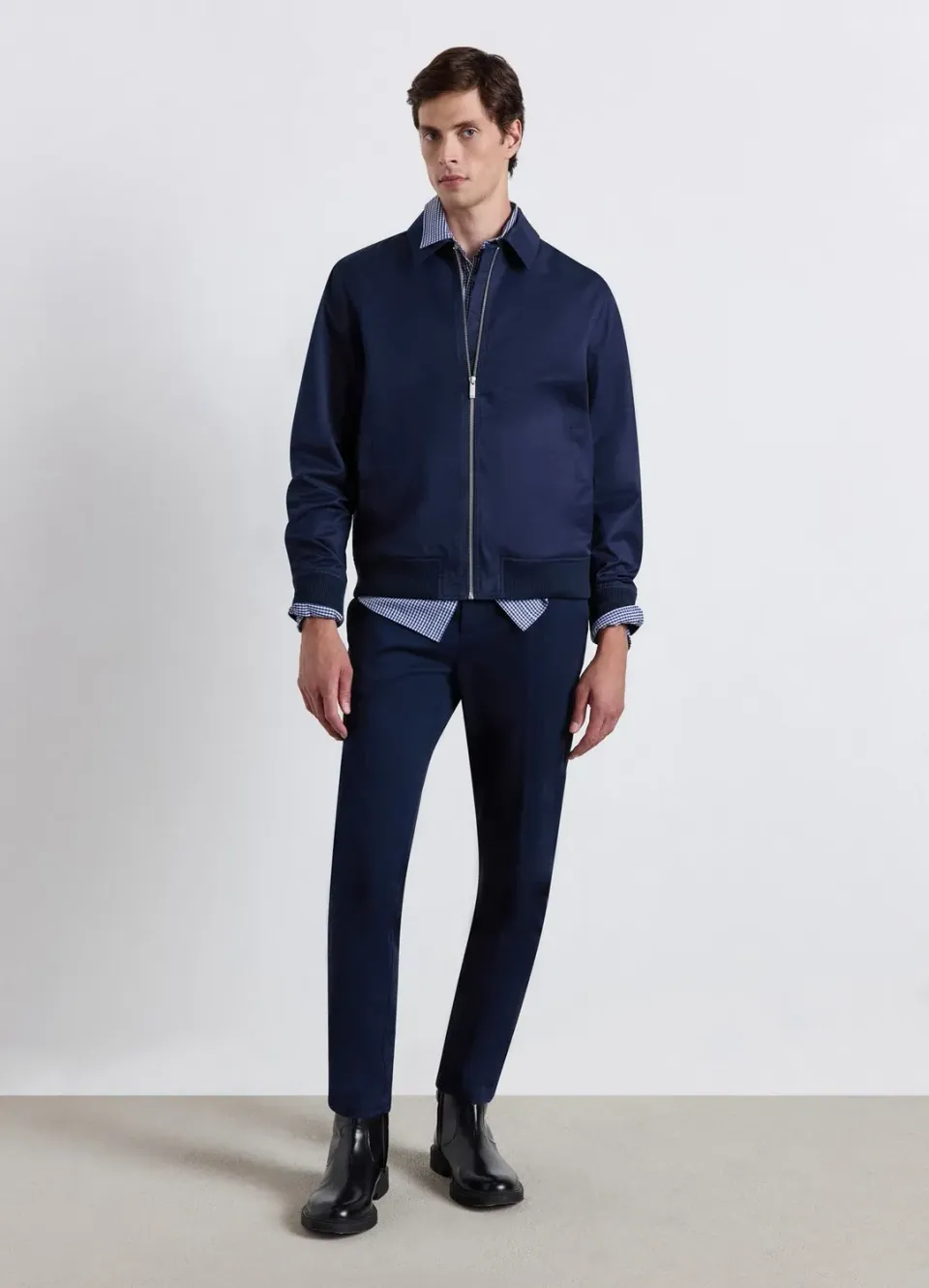 Calliope blouson bomber zip homme uni
