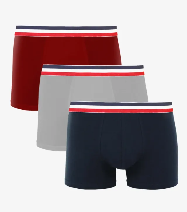 Cocorico Supporter Tricolore boxer homme x3 coton