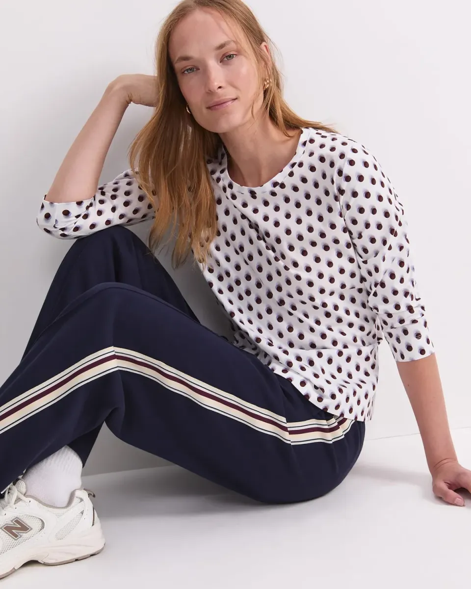 Sportscraft Spot Print Merc t-shirt coton femme à pois