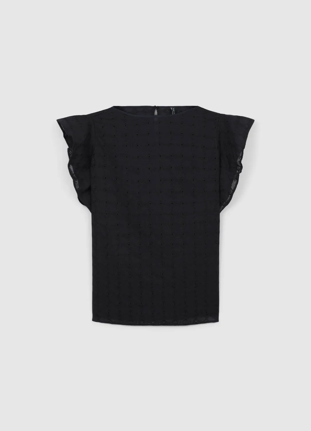 Calliope blouse sangallo femme ruchés manches courtes
