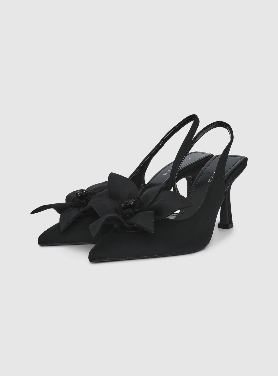 Calliope escarpins femme slingback noeud talon 8 cm