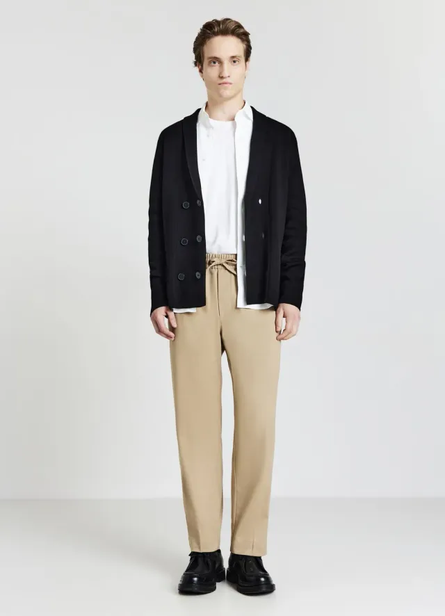 Calliope jogger pantalon homme L uni cordon poches