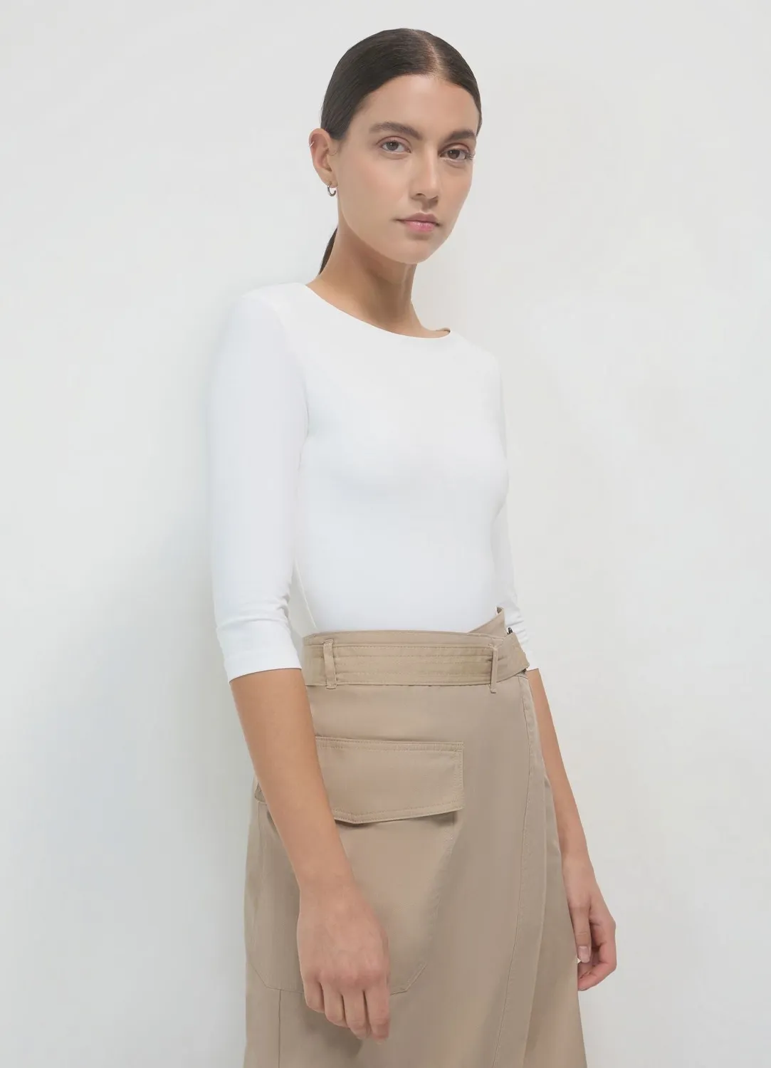 Calliope Body femme col bateau manches 3/4