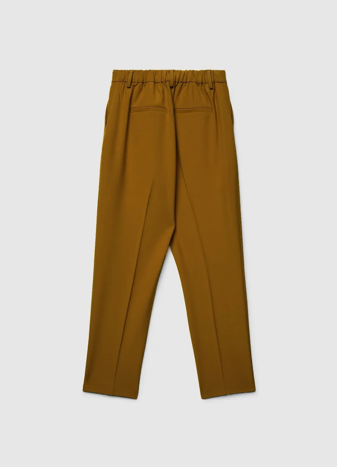 Calliope Pantalon pinces taille haute pantalon droit femme