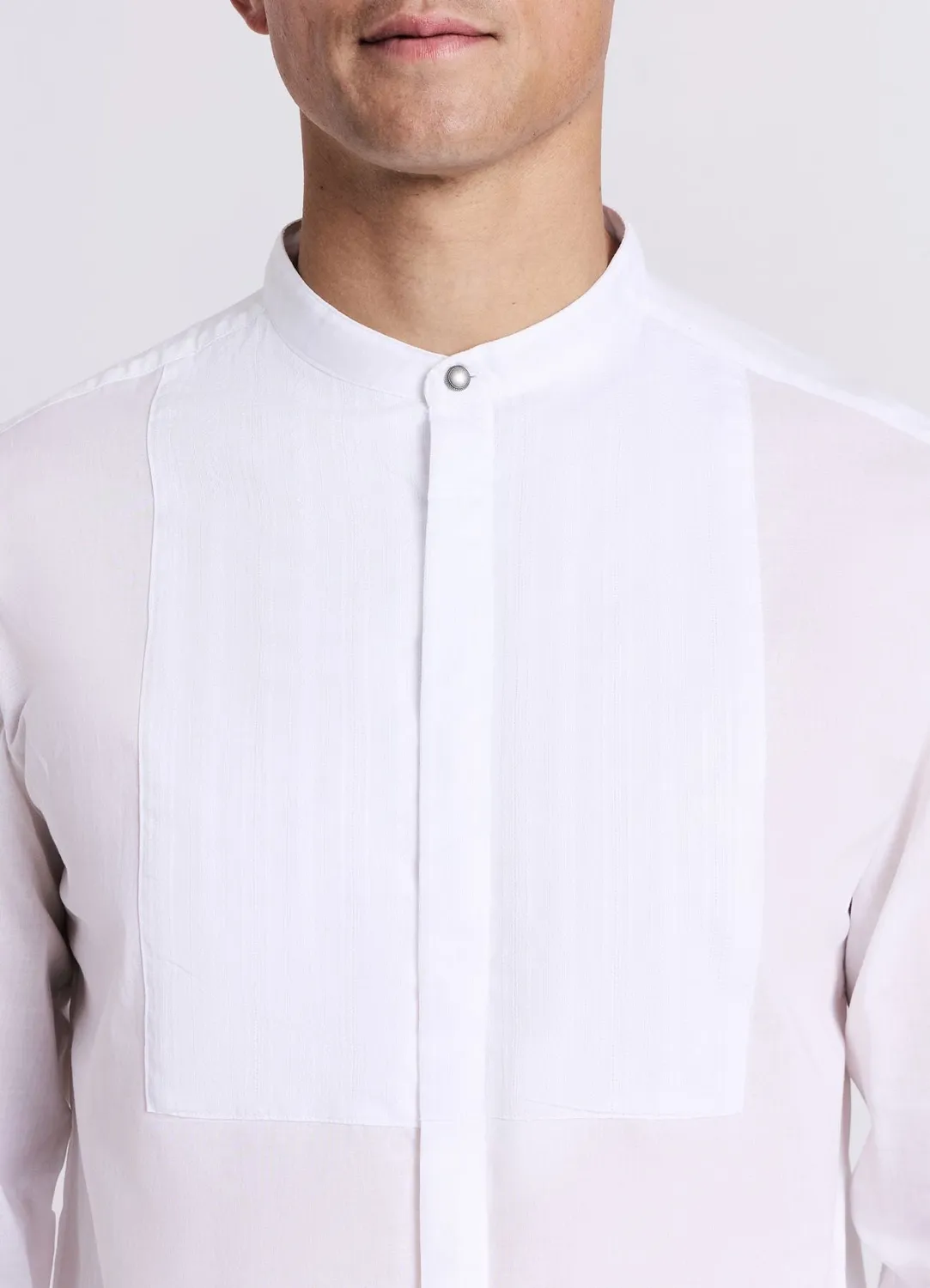 Calliope chemise col coréen homme plastron