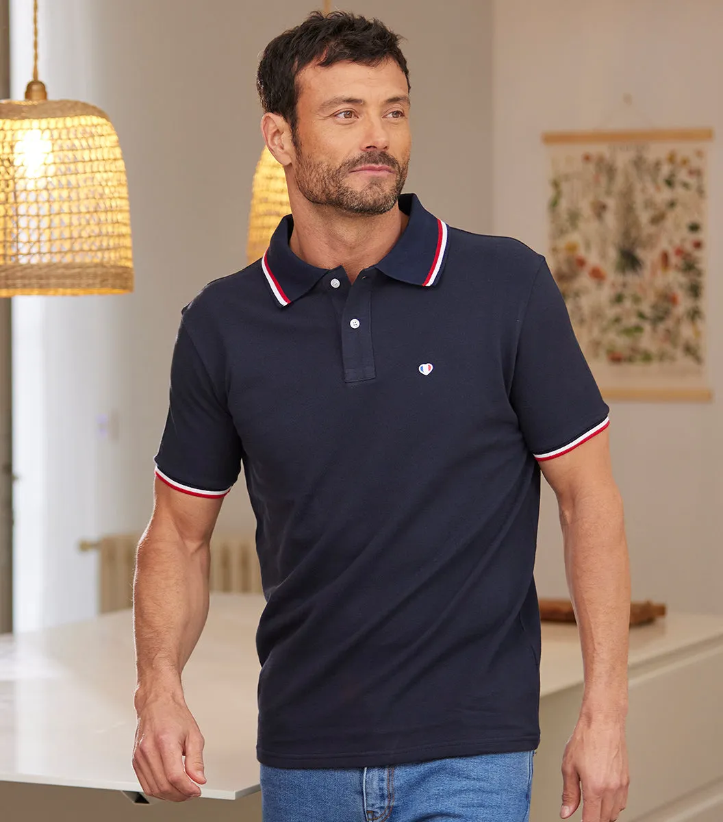 Cocorico Supporter Marine Iconique polo homme