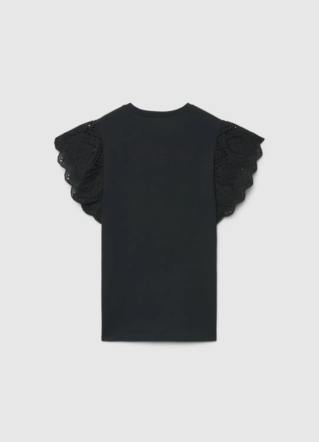 Calliope t-shirt manches volants sangallo femme
