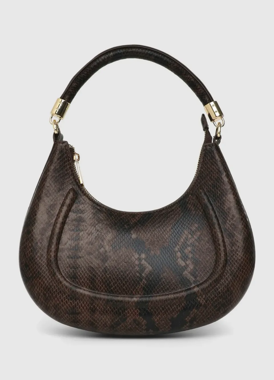 Calliope sac demi-lune rigide bandoulière animalier TU