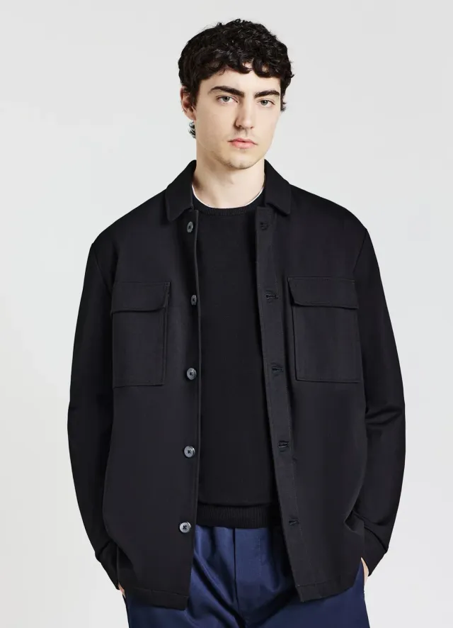 Calliope surchemise homme poches plaquées manches longues