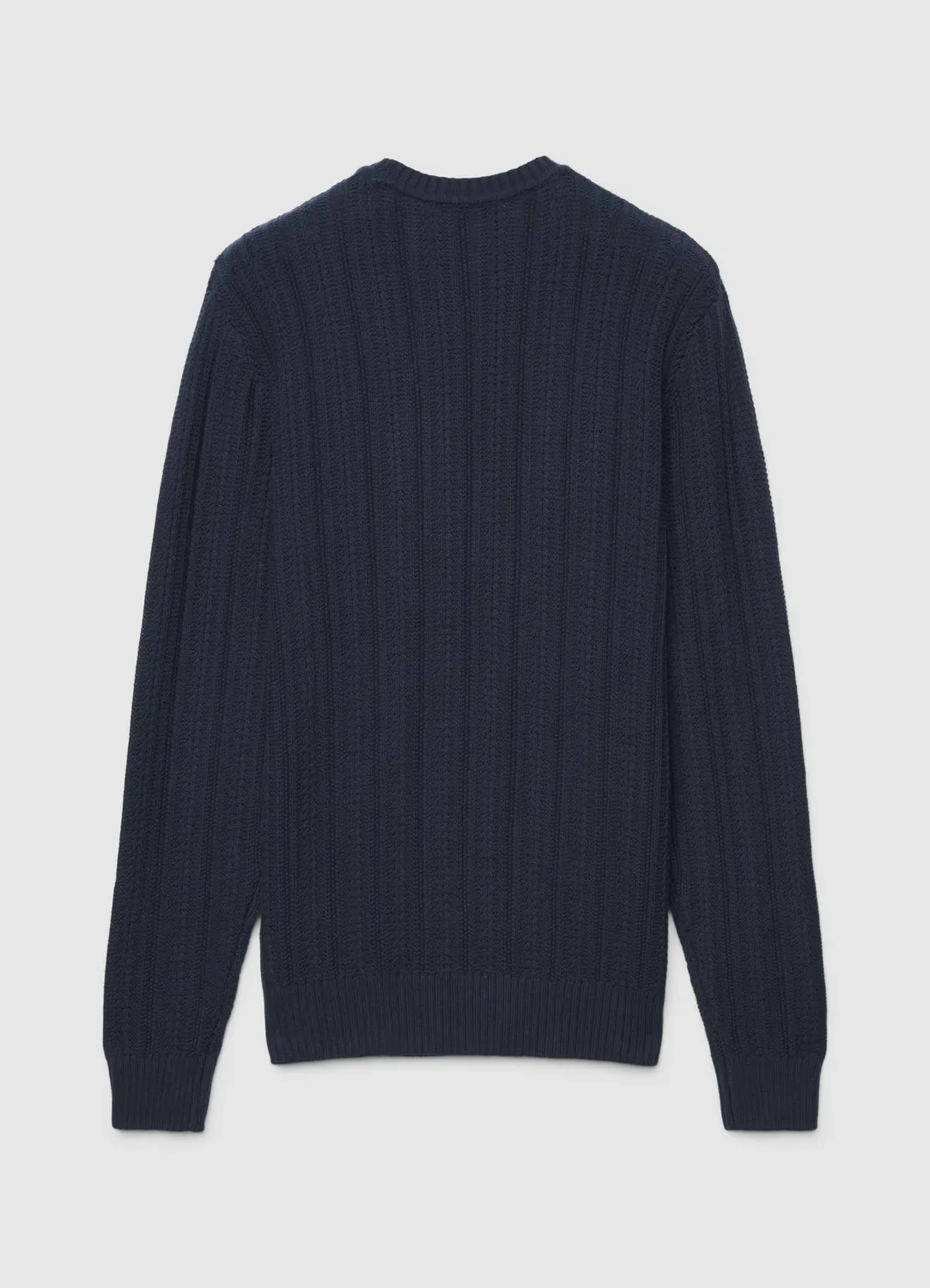 Calliope pull homme torsades col rond manches longues