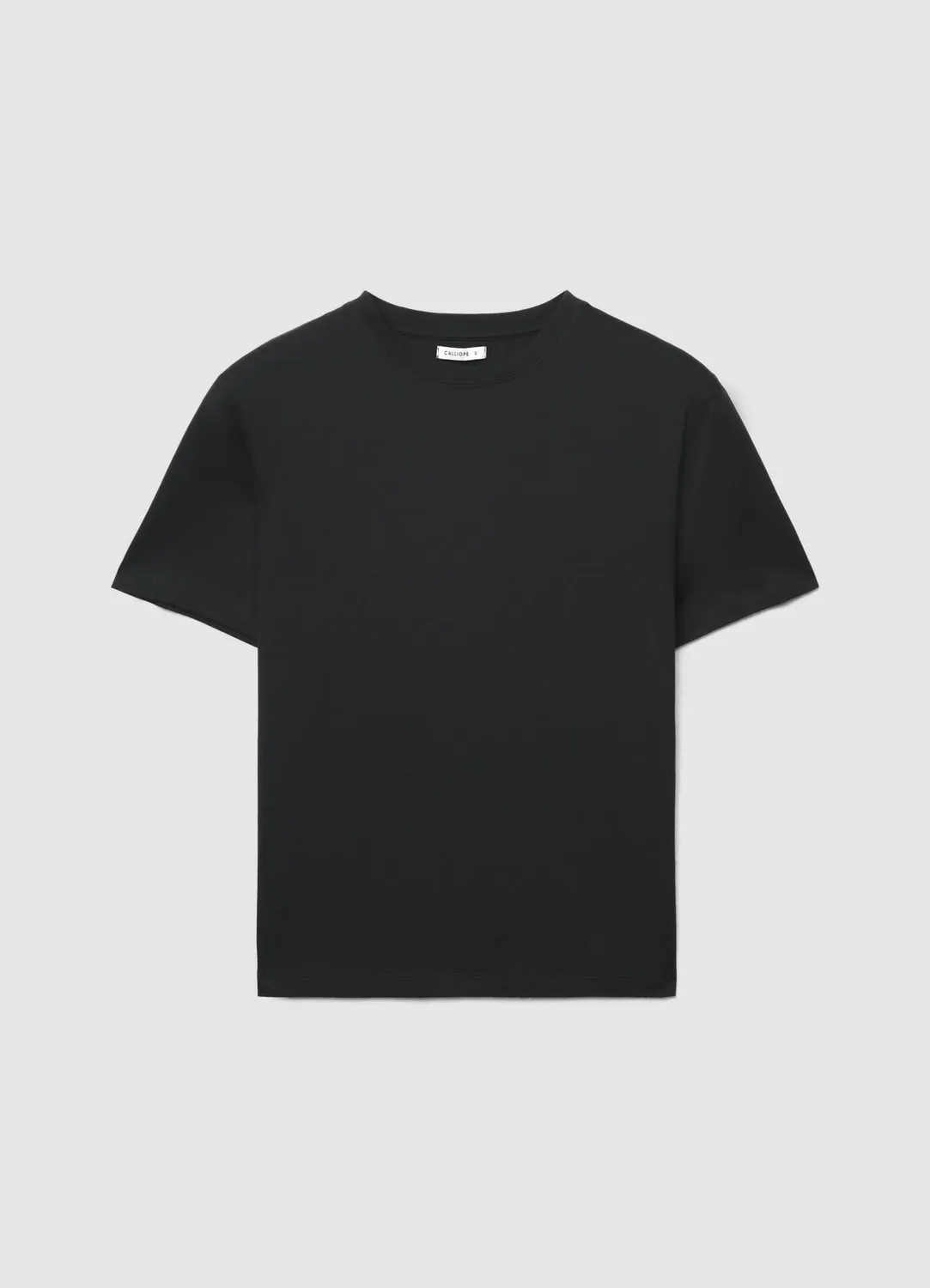 Calliope Girocollo t-shirt femme manches courtes uni