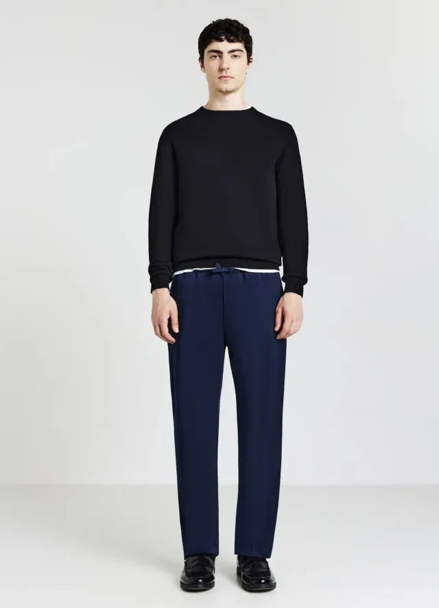 Calliope jogger homme uni cordon coton