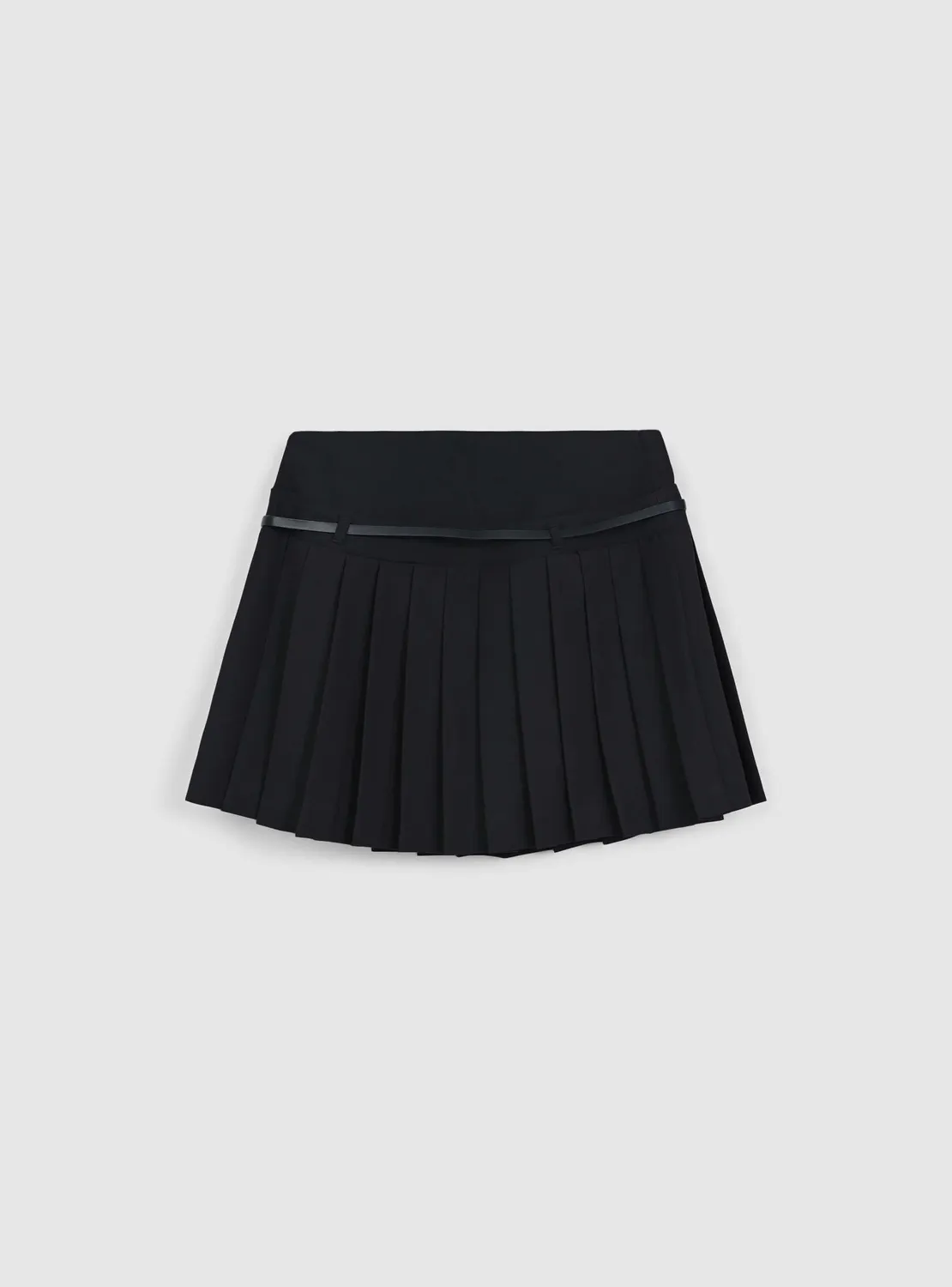Calliope jupe-culotte plissée femme ceinture
