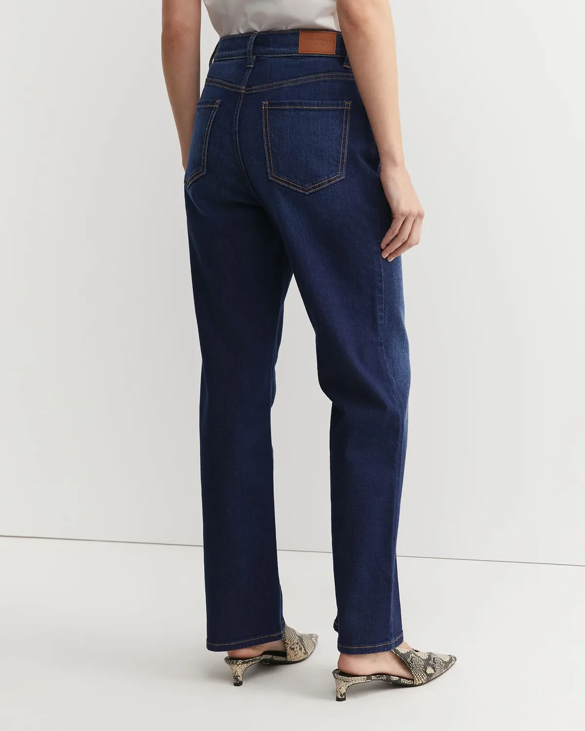 Sportscraft Bec jean femme droit coton stretch taille haute