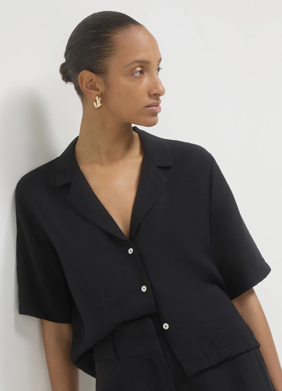 Calliope chemisier revers coton femme