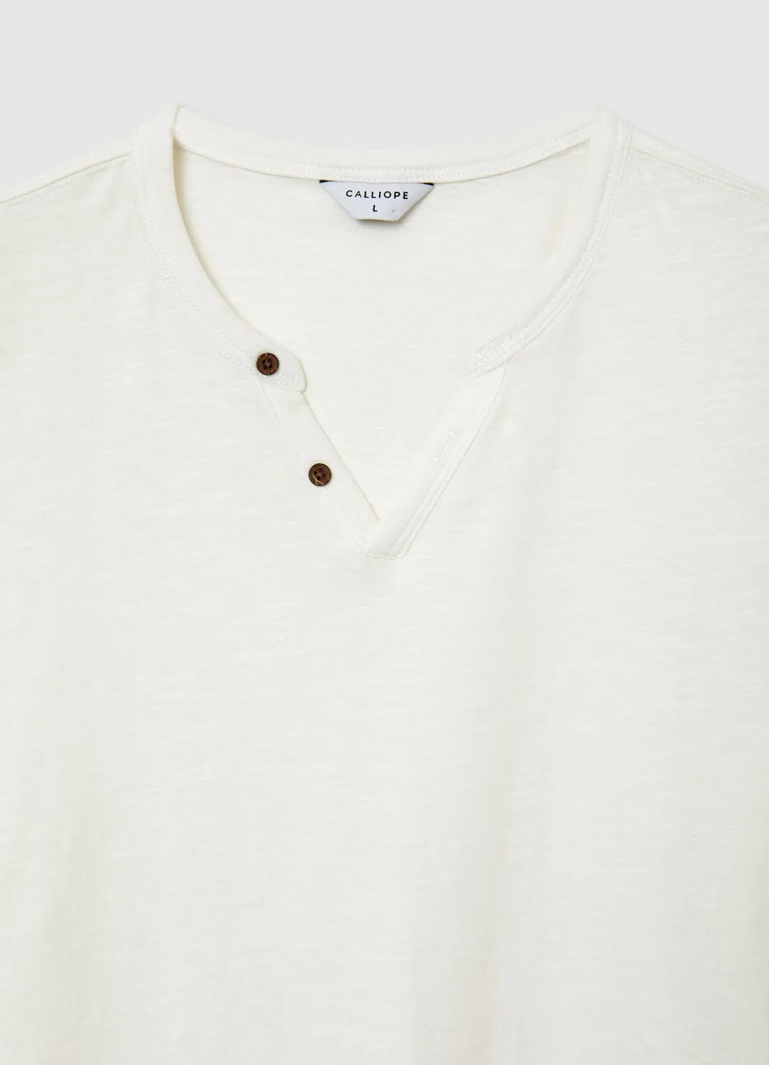 Calliope T-Shirt Serafino Col Boutonné Homme Taille L