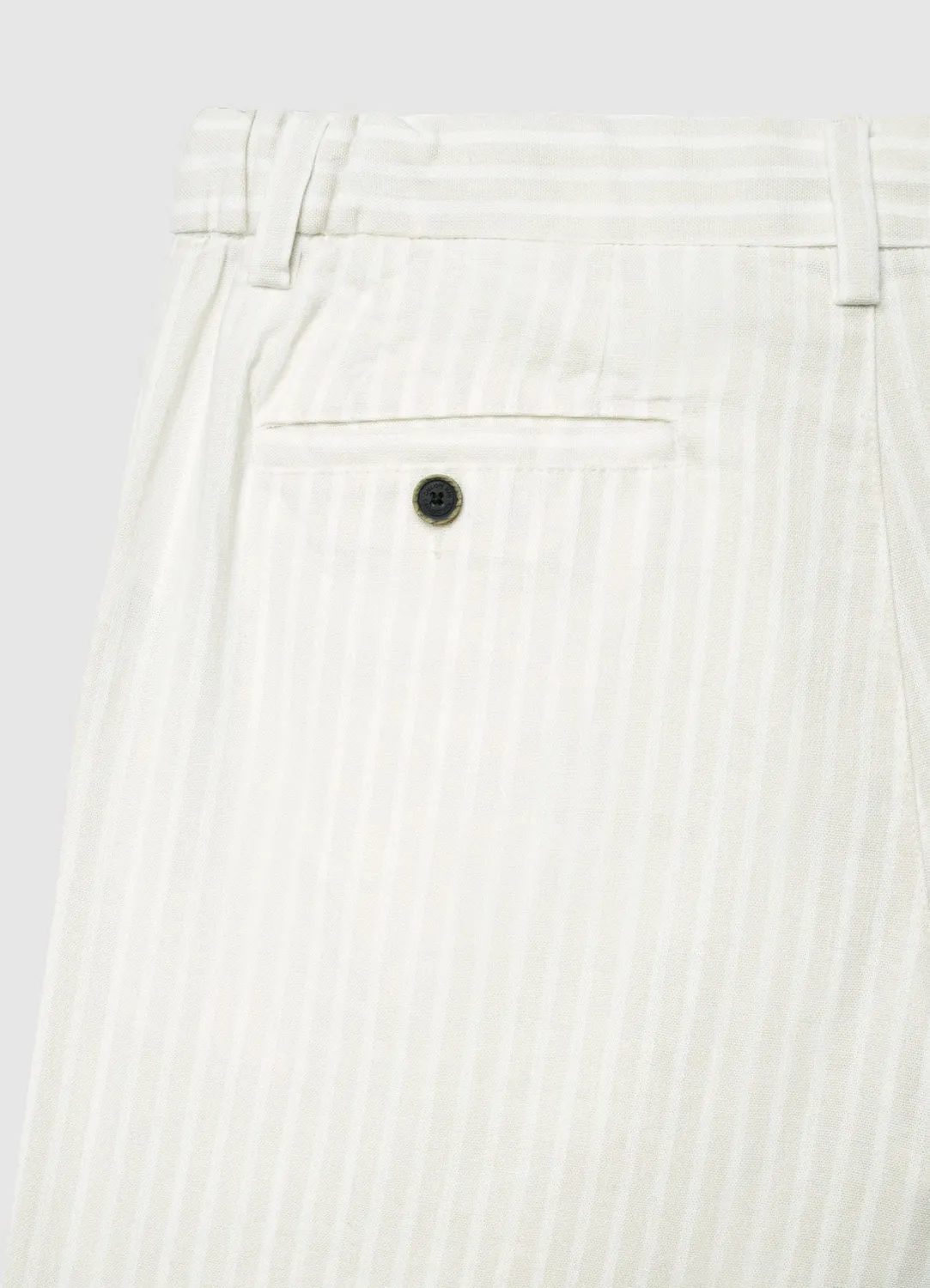 Calliope bermuda rayé homme cordon