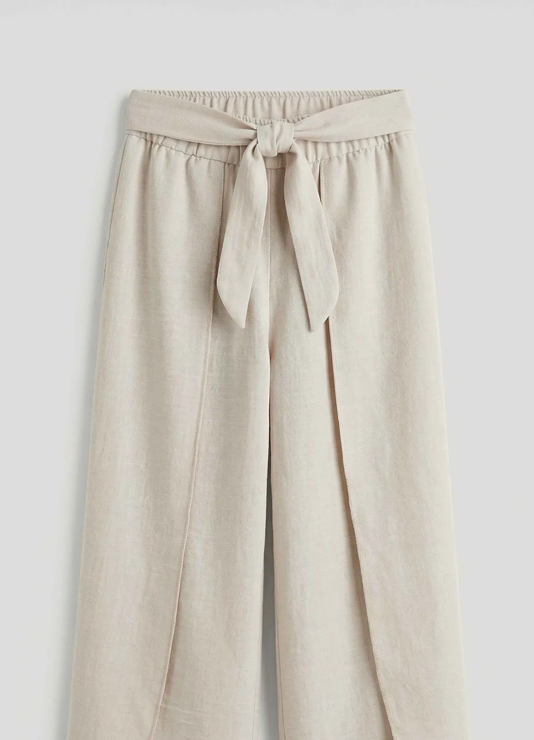 Calliope pantalon fille large ceinture nouée 8-14 ans