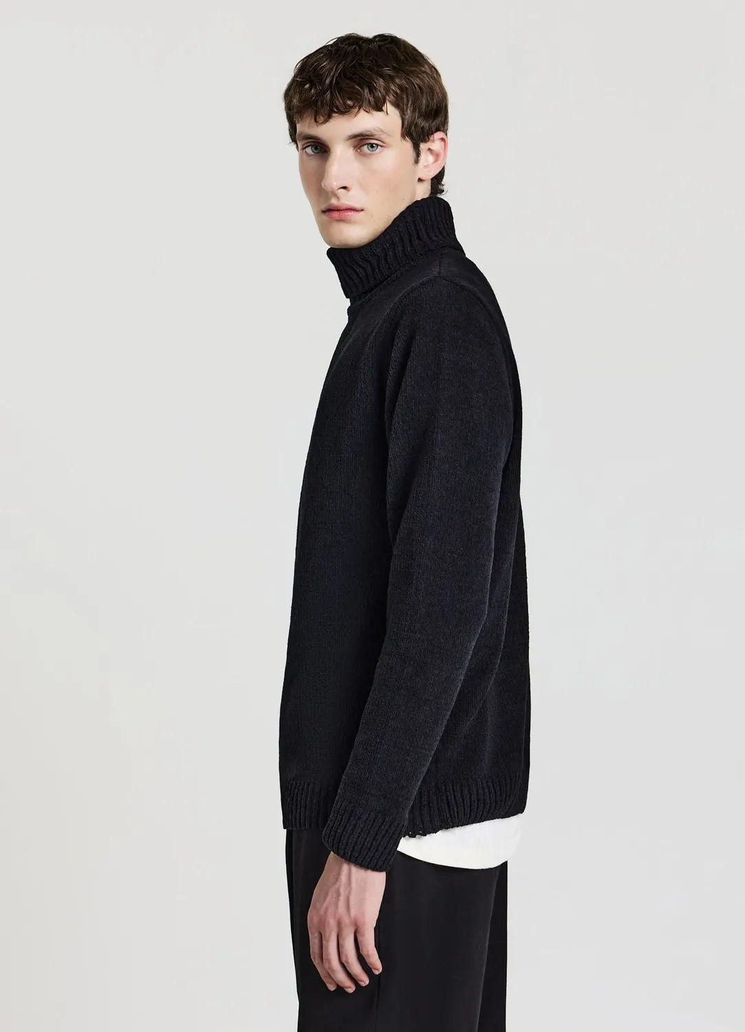 Calliope pull col roulé homme uni