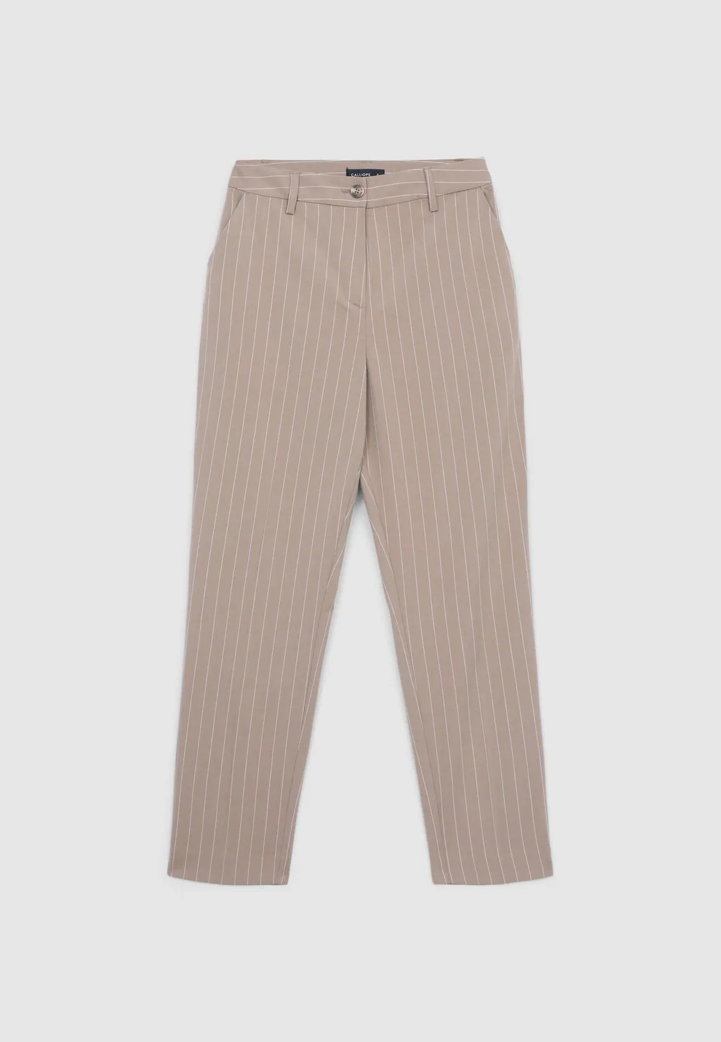 Calliope pantalon cigarette femme rayé regular