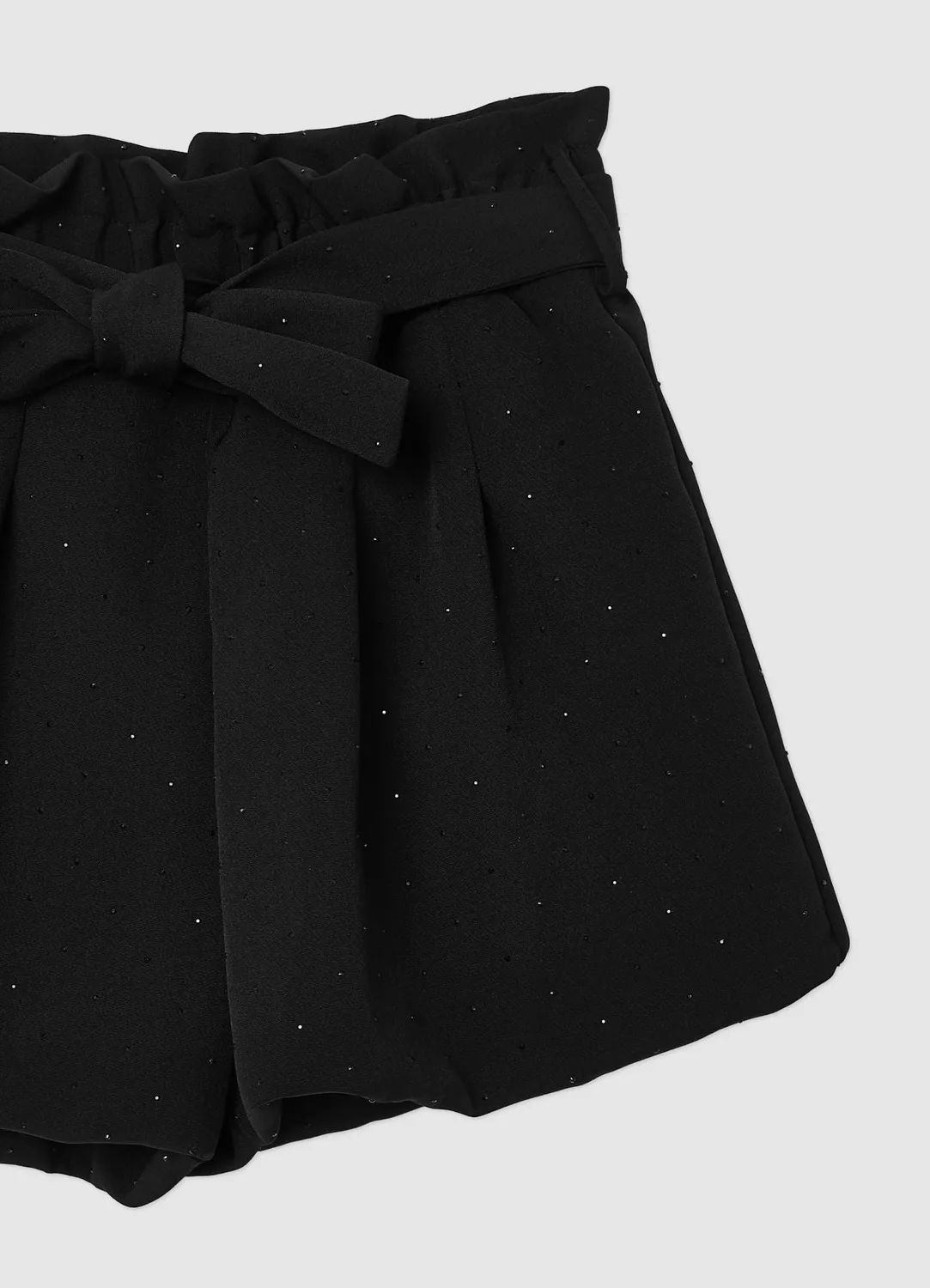 Calliope short fille ceinture strass cérémonie
