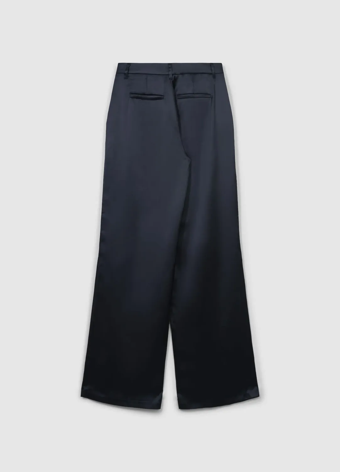 Calliope Palazzo Satin Pantalon femme large satiné