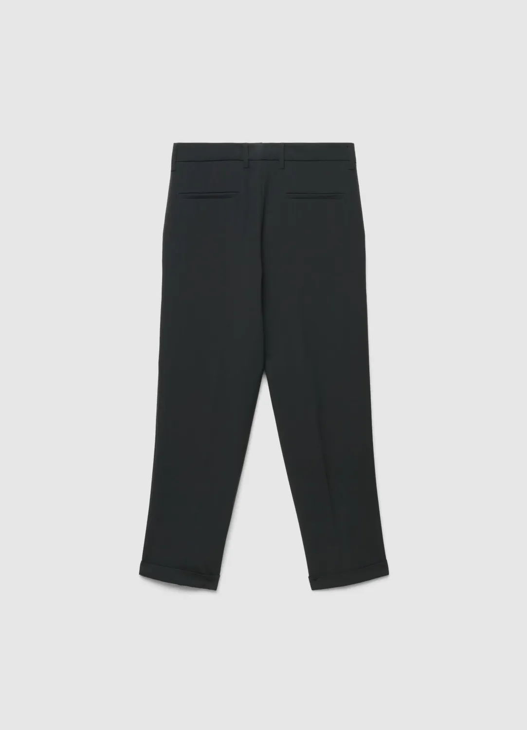 Calliope pantalon homme cropped à revers uni