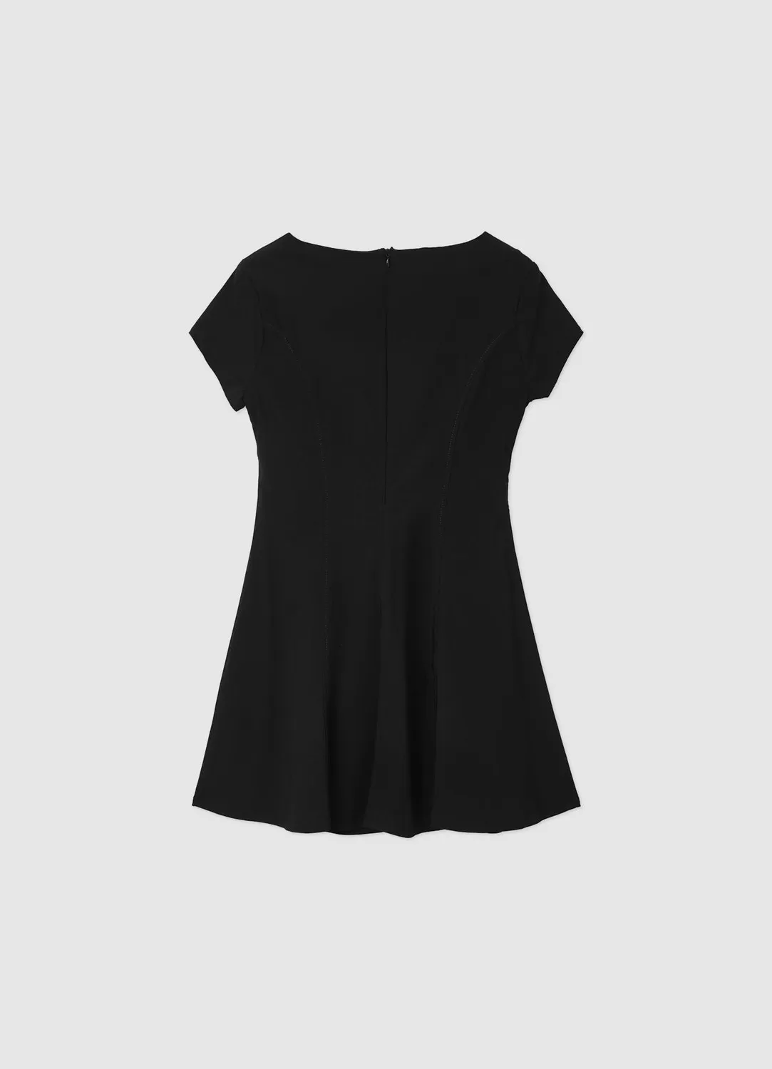 Calliope robe évasée femme jupe godets manches courtes