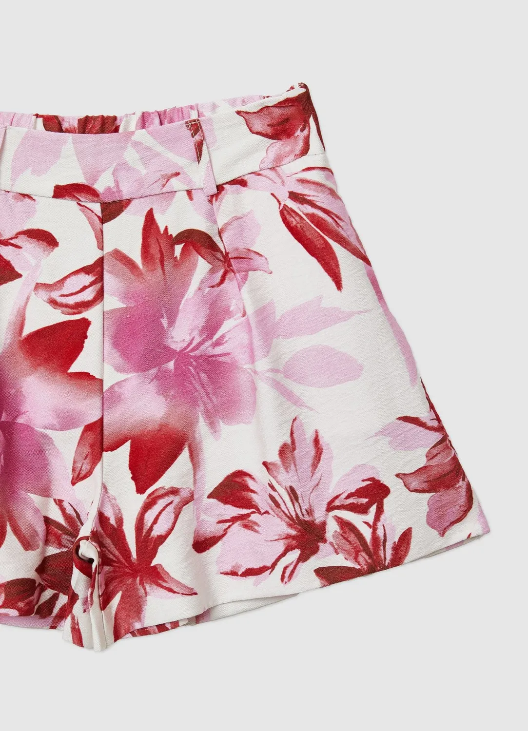 Calliope Fleurs short femme imprimé fleurs