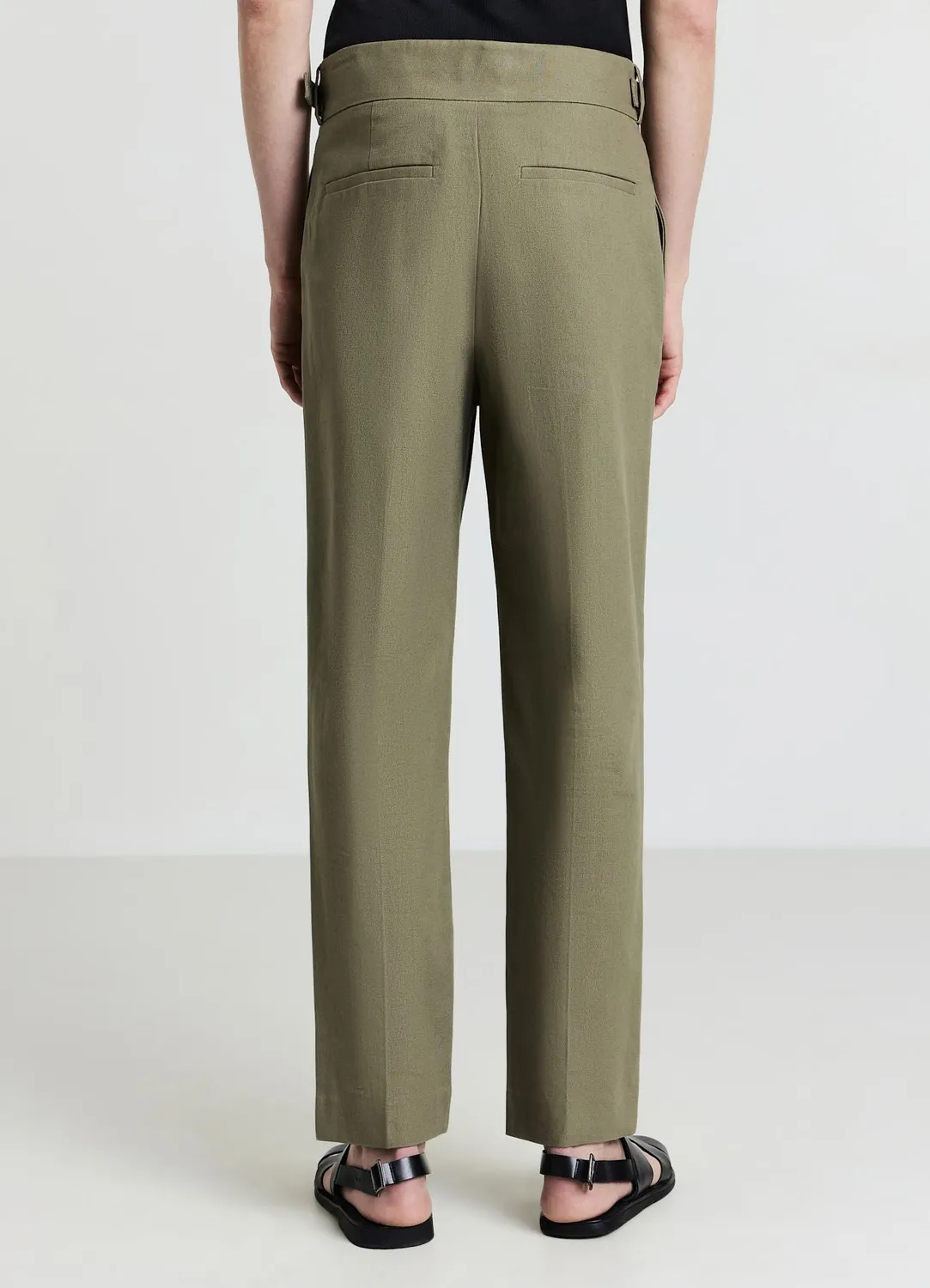 Calliope pantalon boucle homme coton regular uni