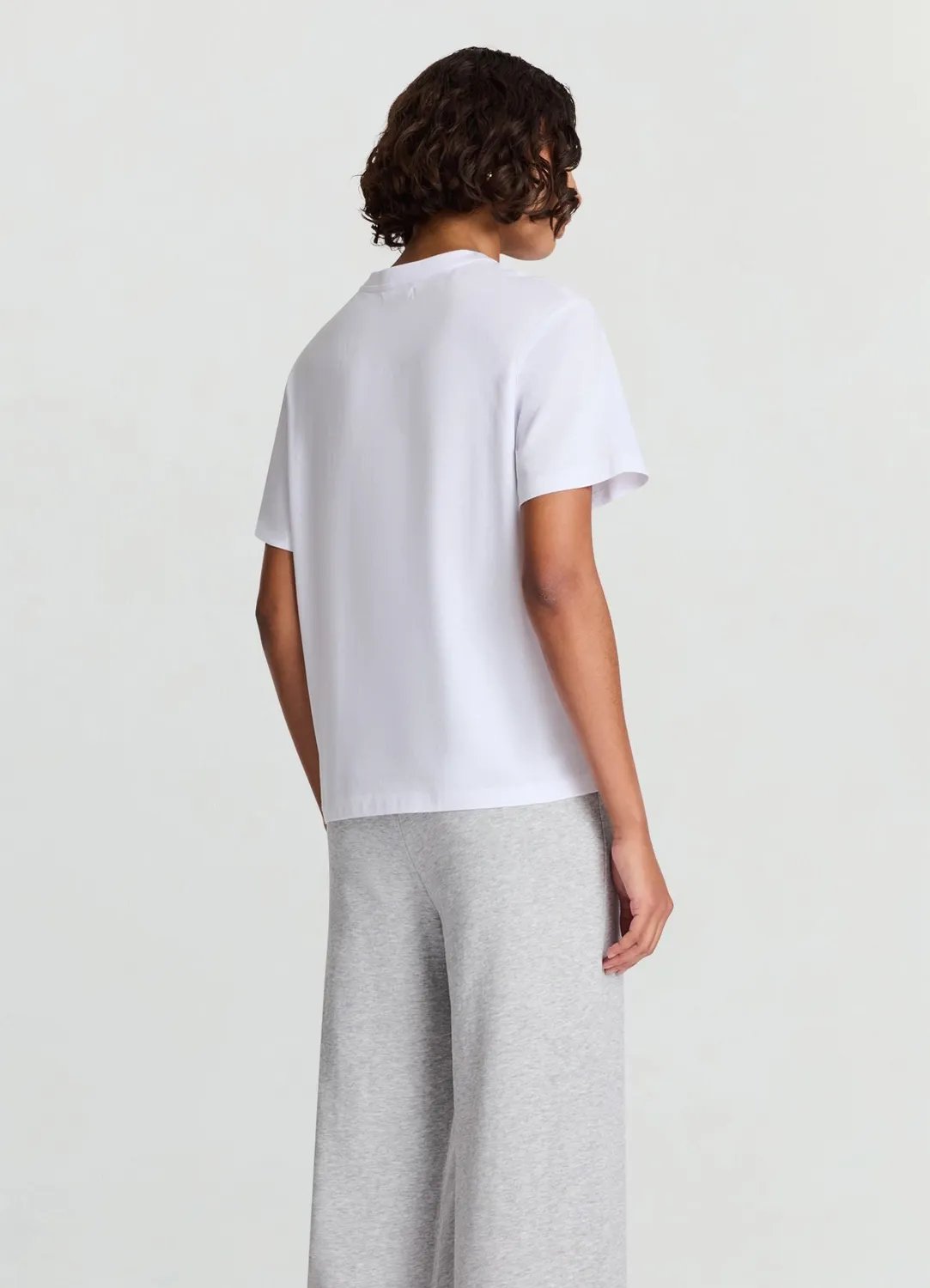 Calliope T-shirt col rond femme uni coton