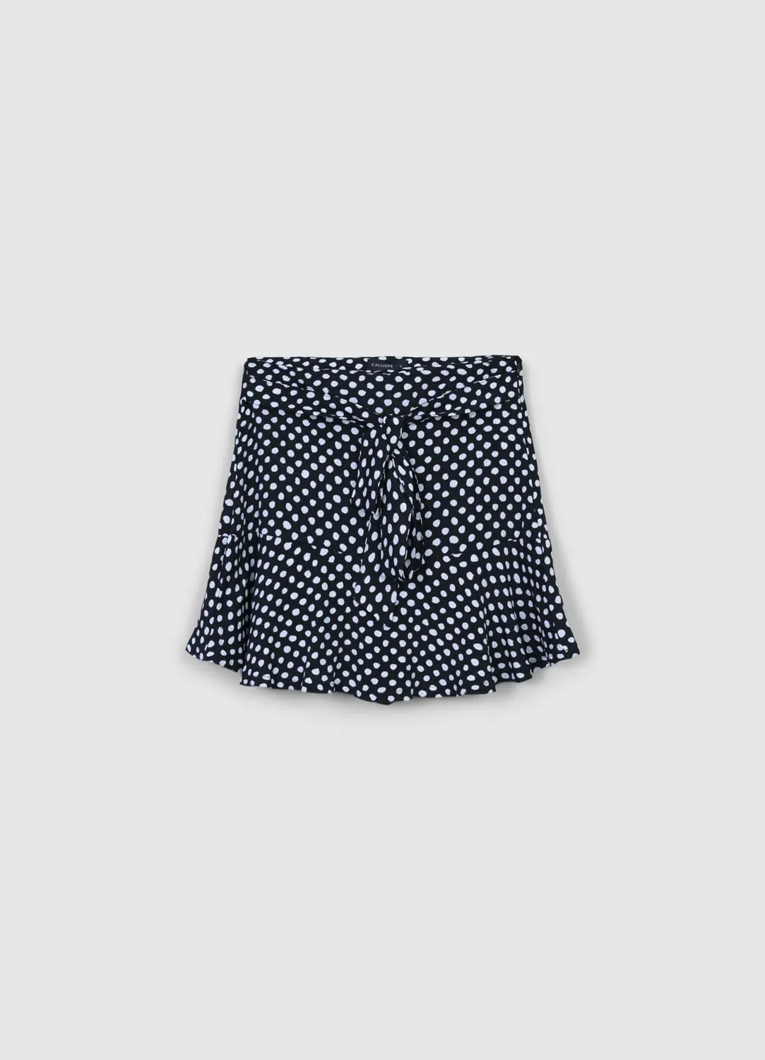 Calliope jupe-pantalon femme pois à volants