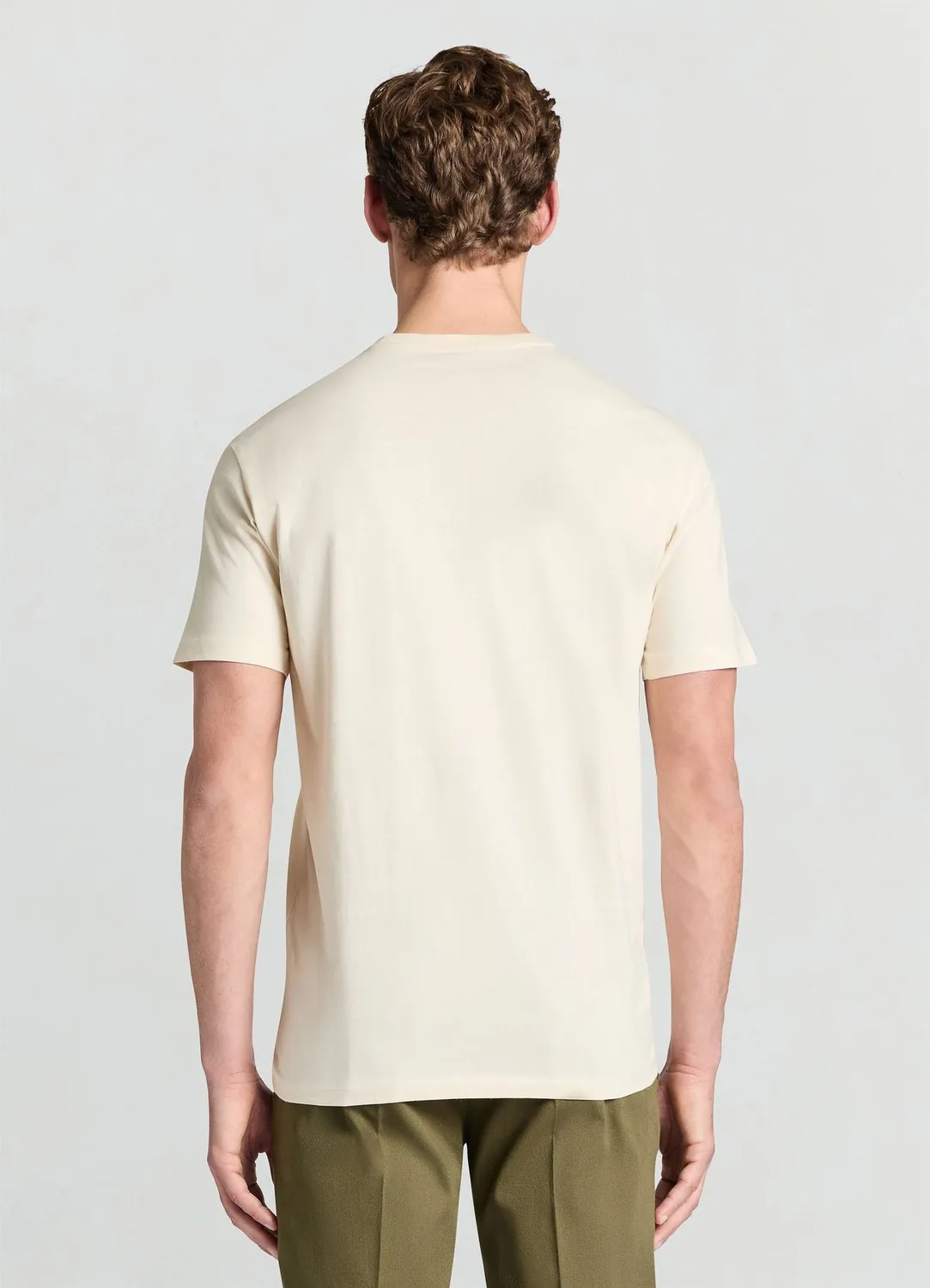 Calliope T-shirt homme col rond uni manches courtes